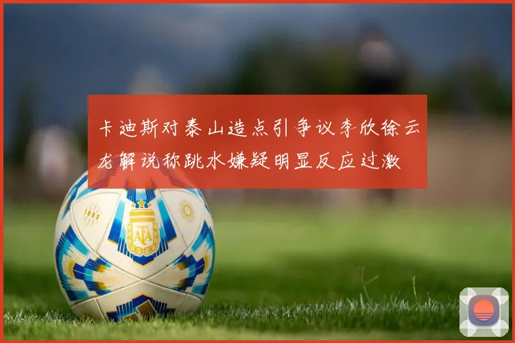 卡迪斯对泰山造点引争议李欣徐云龙解说称跳水嫌疑明显反应过激